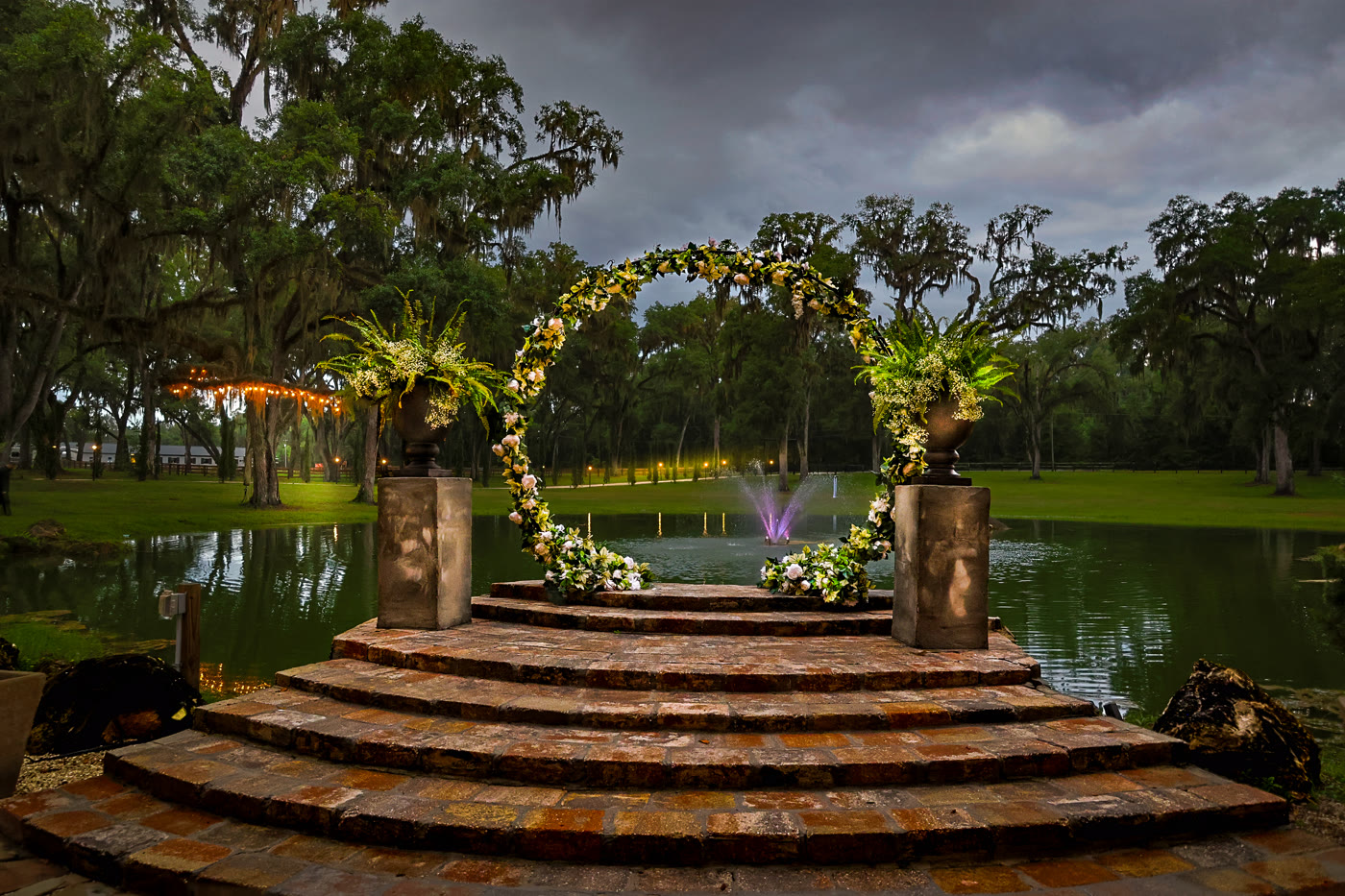 Wedding altar ceremony